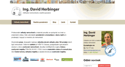 Desktop Screenshot of herbinger.cz